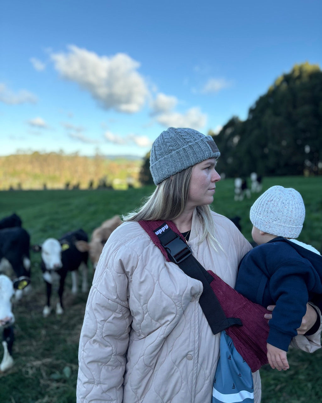 Toddler Carrier in Bright Burgundy